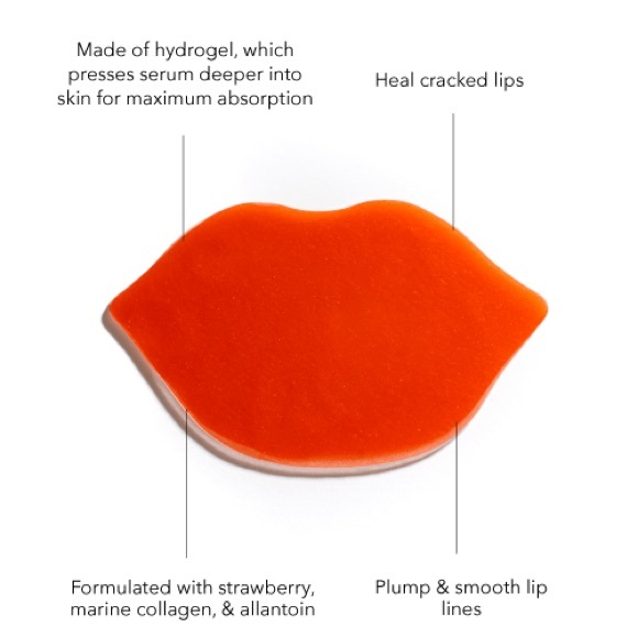 Soon Skincare Strawberry Lip Mask with Collagen 5 pack Korean Skincare - Picture 2 of 4